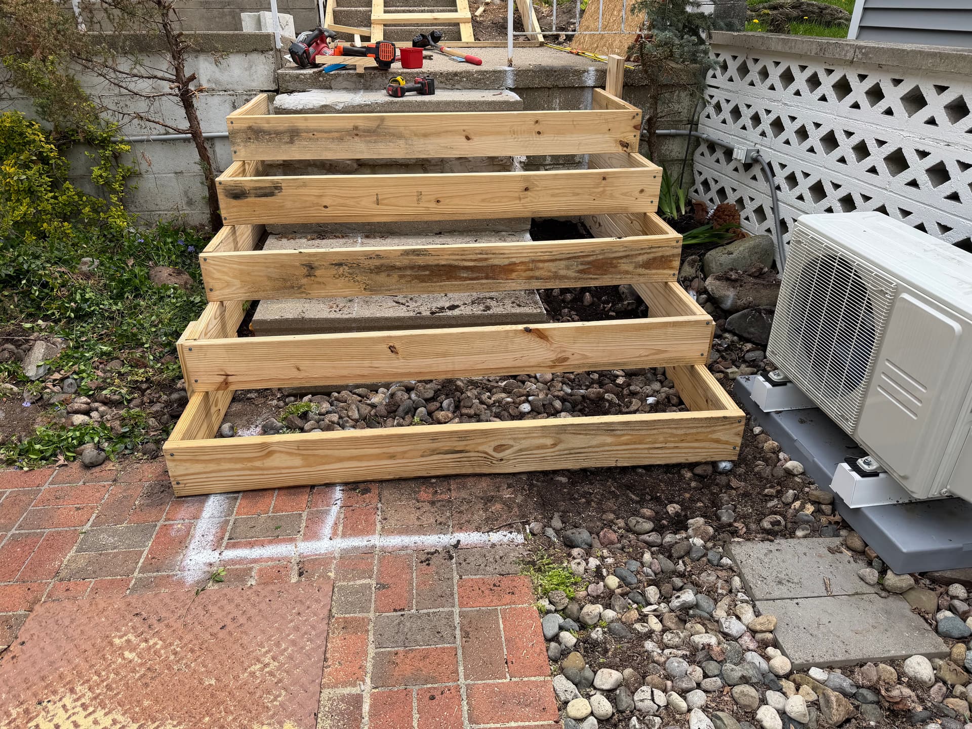 Gallery photos for Concrete Ramp and New Stairs Added to Lakeside Entry: Image #1