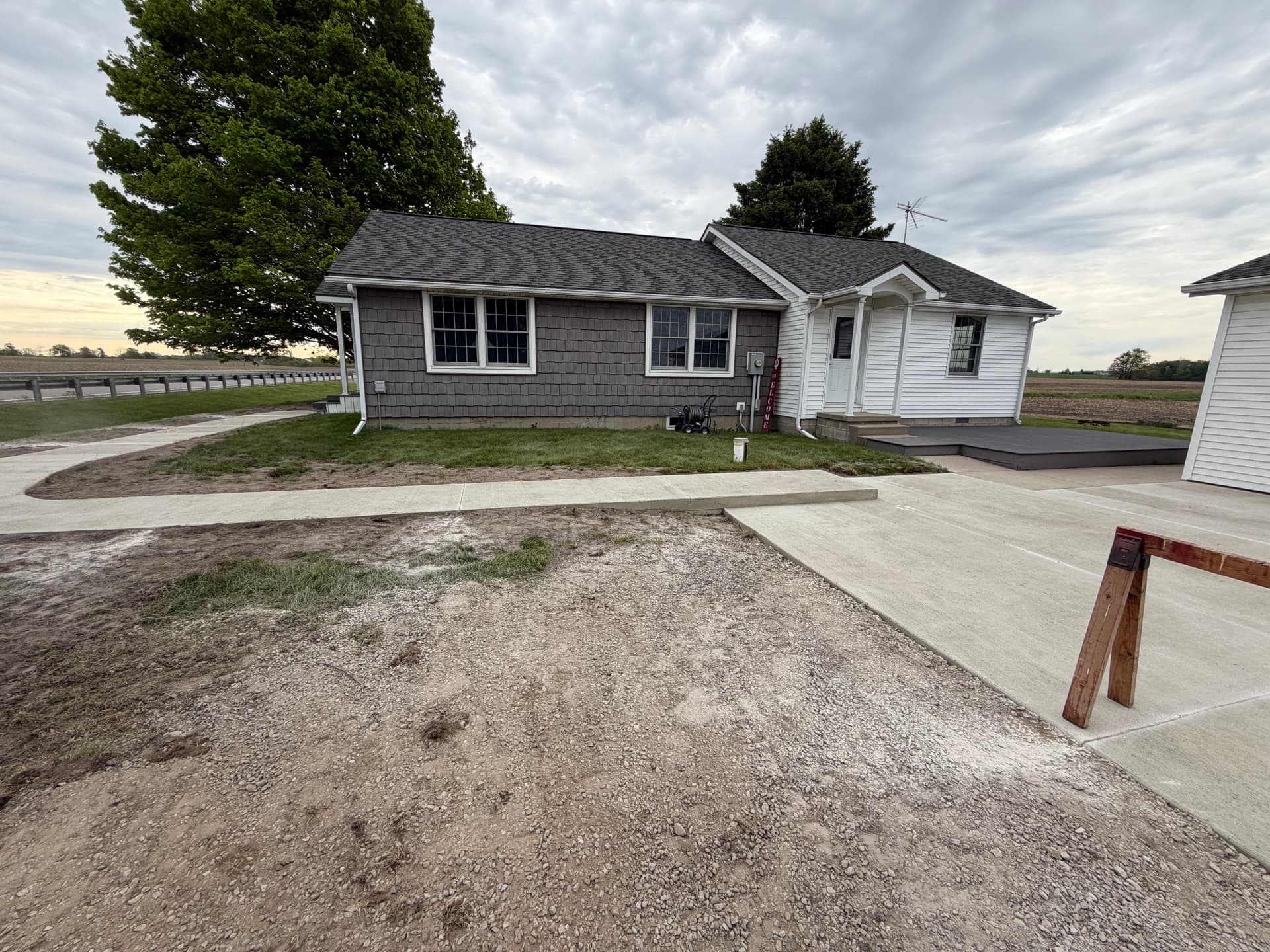 Gallery photos for New Concrete Driveway and Sidewalk in Ashley Indiana: Image #4
