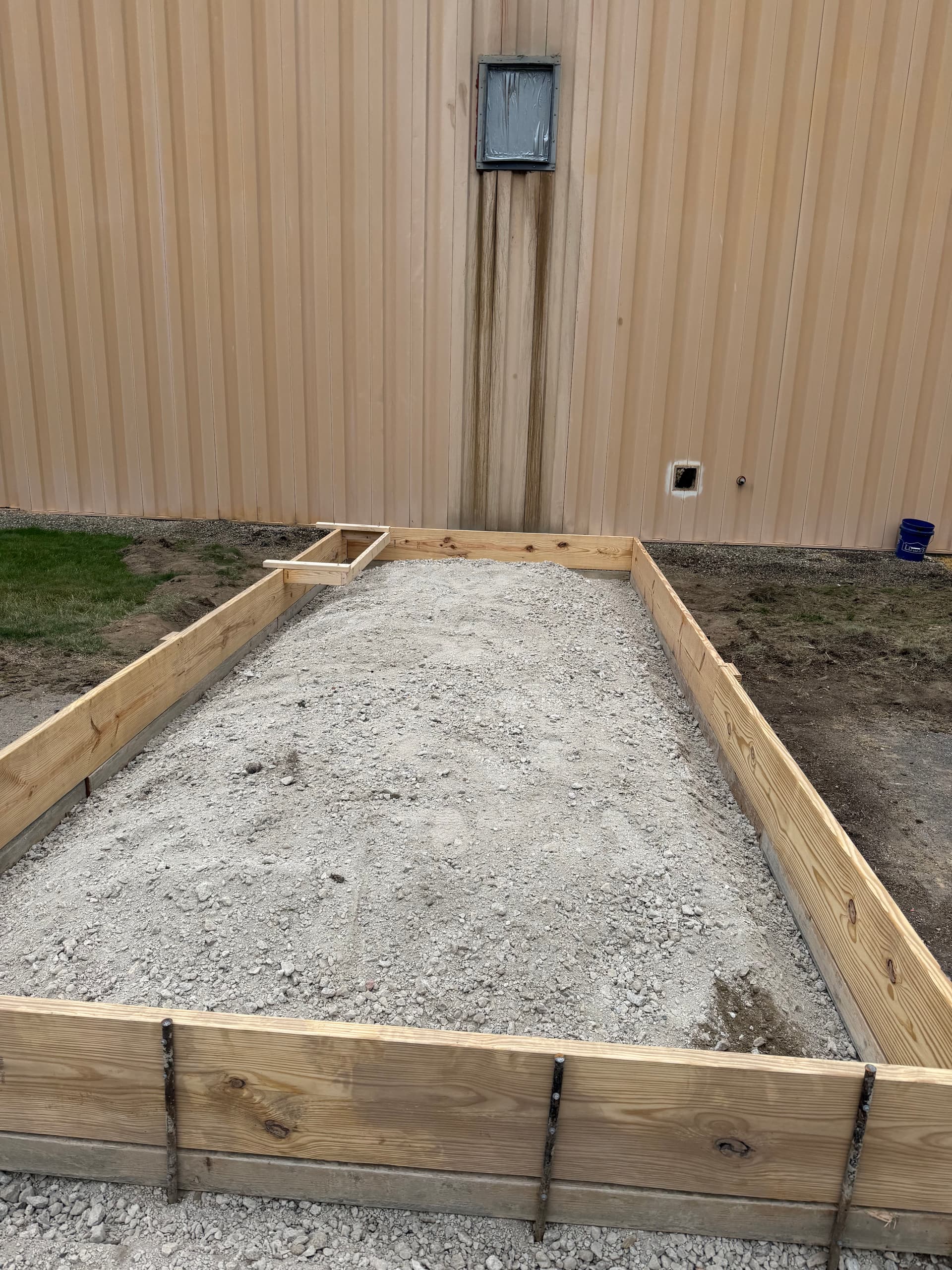 Gallery photos for Concrete Equipment Pad Poured and Finished for Air Cleaner Unit: Image #4