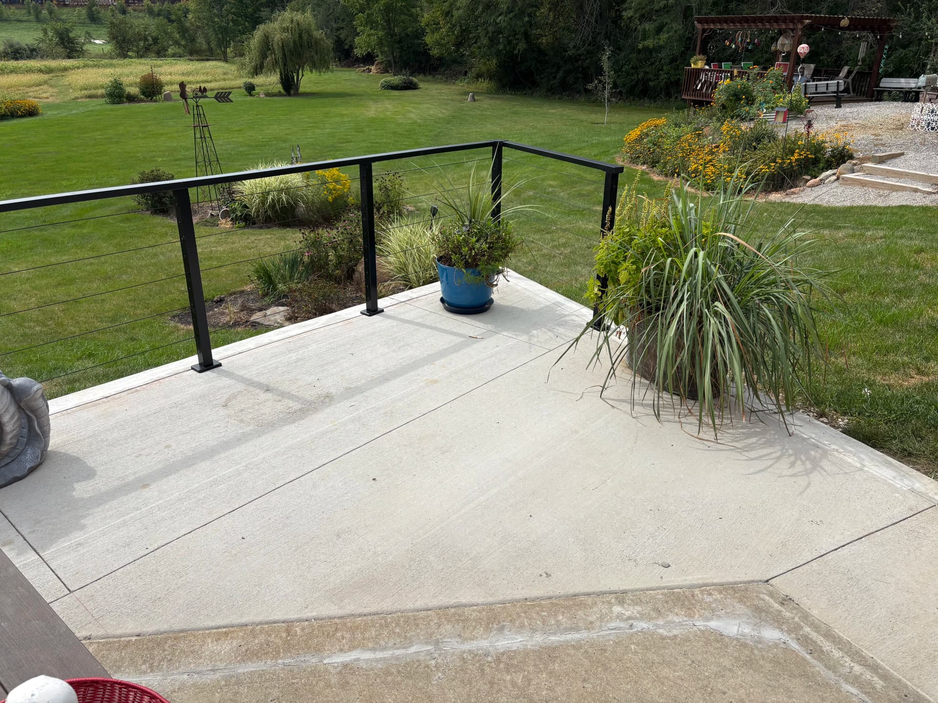Gallery photos for Concrete Patio Extension with Railing in Auburn Indiana: Image #5