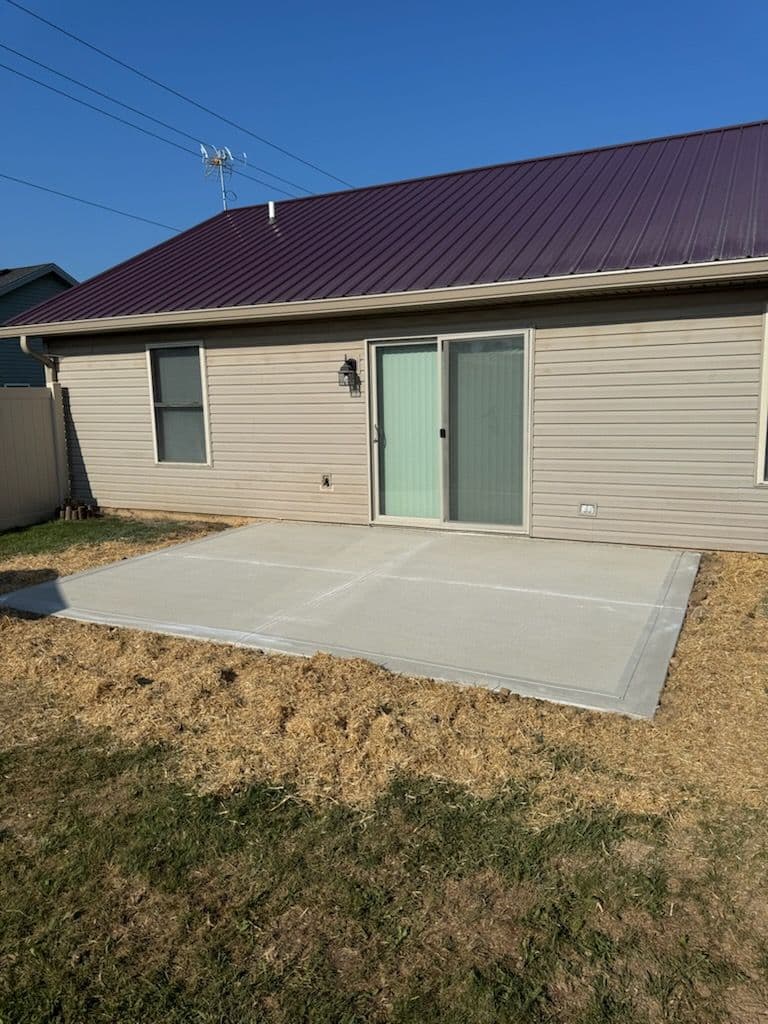 Gallery photos for Stunning Patio and Sidewalk Upgrade in Auburn Indiana: Image #1